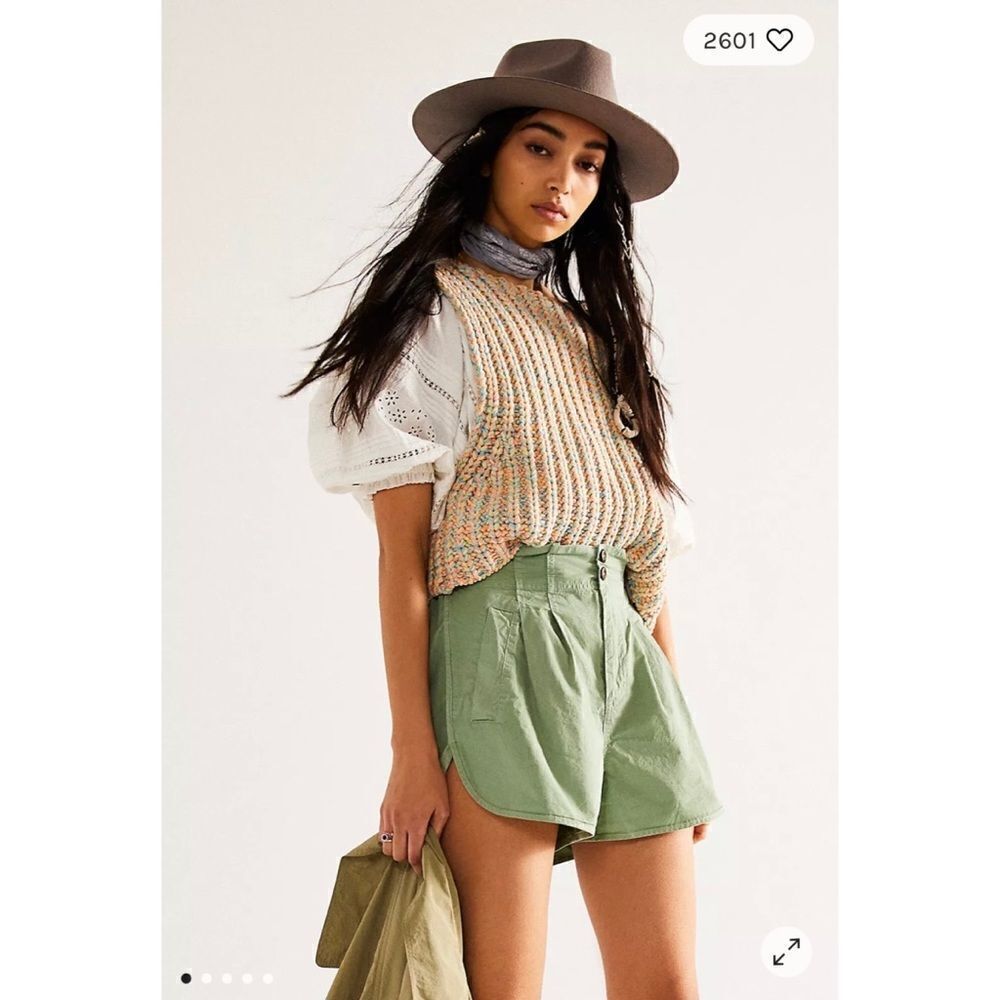 Free people | Pleated Shorty Pull On Shorts | M | 3”